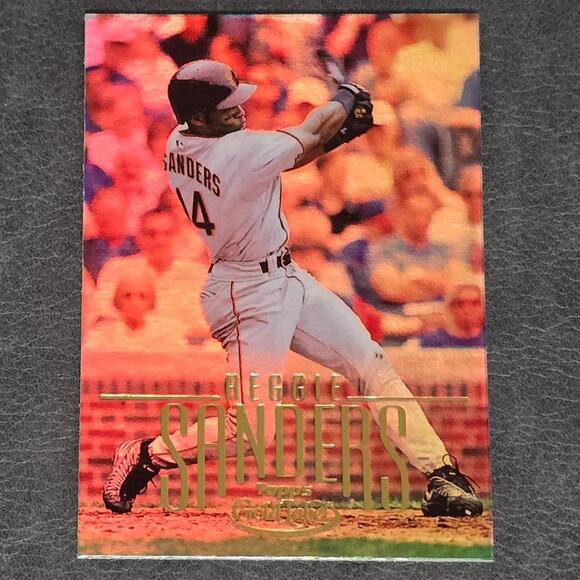 2002 Topps Gold Label #135 Reggie Sanders Baseball Card - Picture 1 of 2